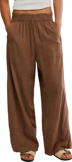 Free People Day's End Linen Blend Pants | Nordstrom | Nordstrom