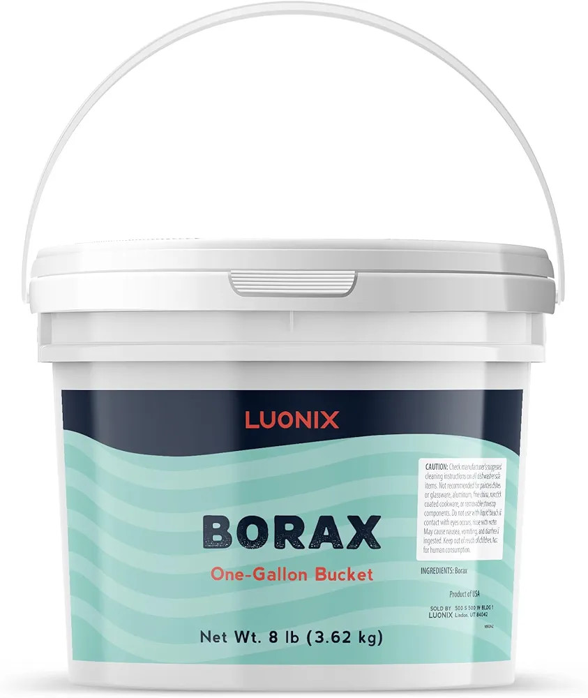 Borax, 1 Gallon Bucket, Multipurpose Cleaner, Laundry Additive | Amazon (US)