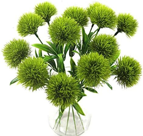 Yalulu 10 Pcs Dandelion Artificial Flowers Plants Bouquet Plastic Flower for Home Decoration/Wedding | Amazon (US)