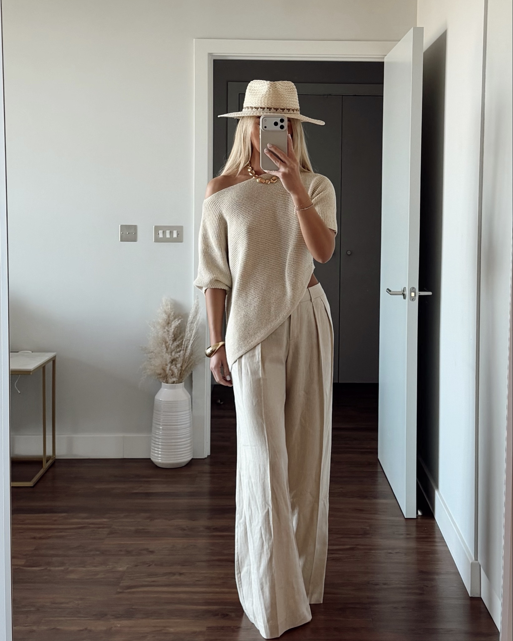 summer outfit, zara new in, holiday outfits, Zara outfits, Zara haul, styling tips, holiday outfit inspo, beach hat, neutral outfit. 

#LTKsummer #LTKspring #LTKuk