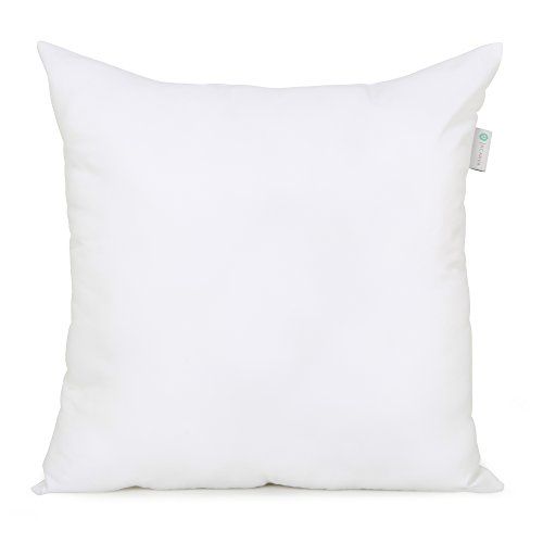 Acanva Down Alternative Pillow Insert Sham Form, Square, 22" L x 22" W | Amazon (US)