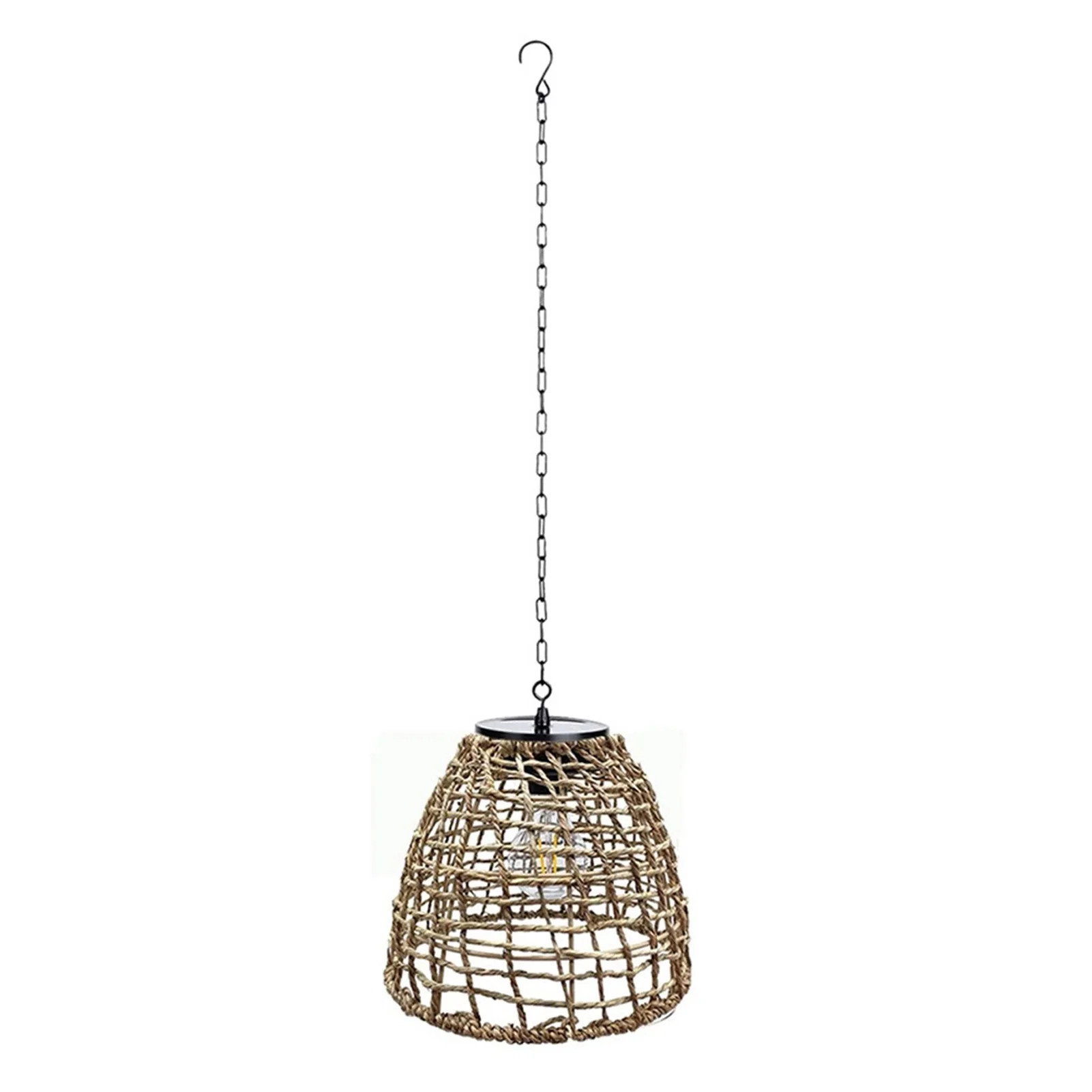 Pebbuoy Solar Powered Outdoor Lantern 3000K Warm Light Energy-Saving Easy Installation Decorative... | Walmart (US)