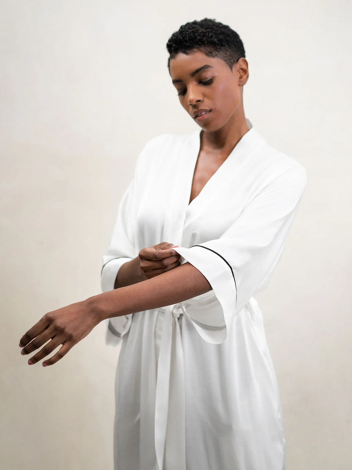 MONACO SILKY ROBE | Meadow