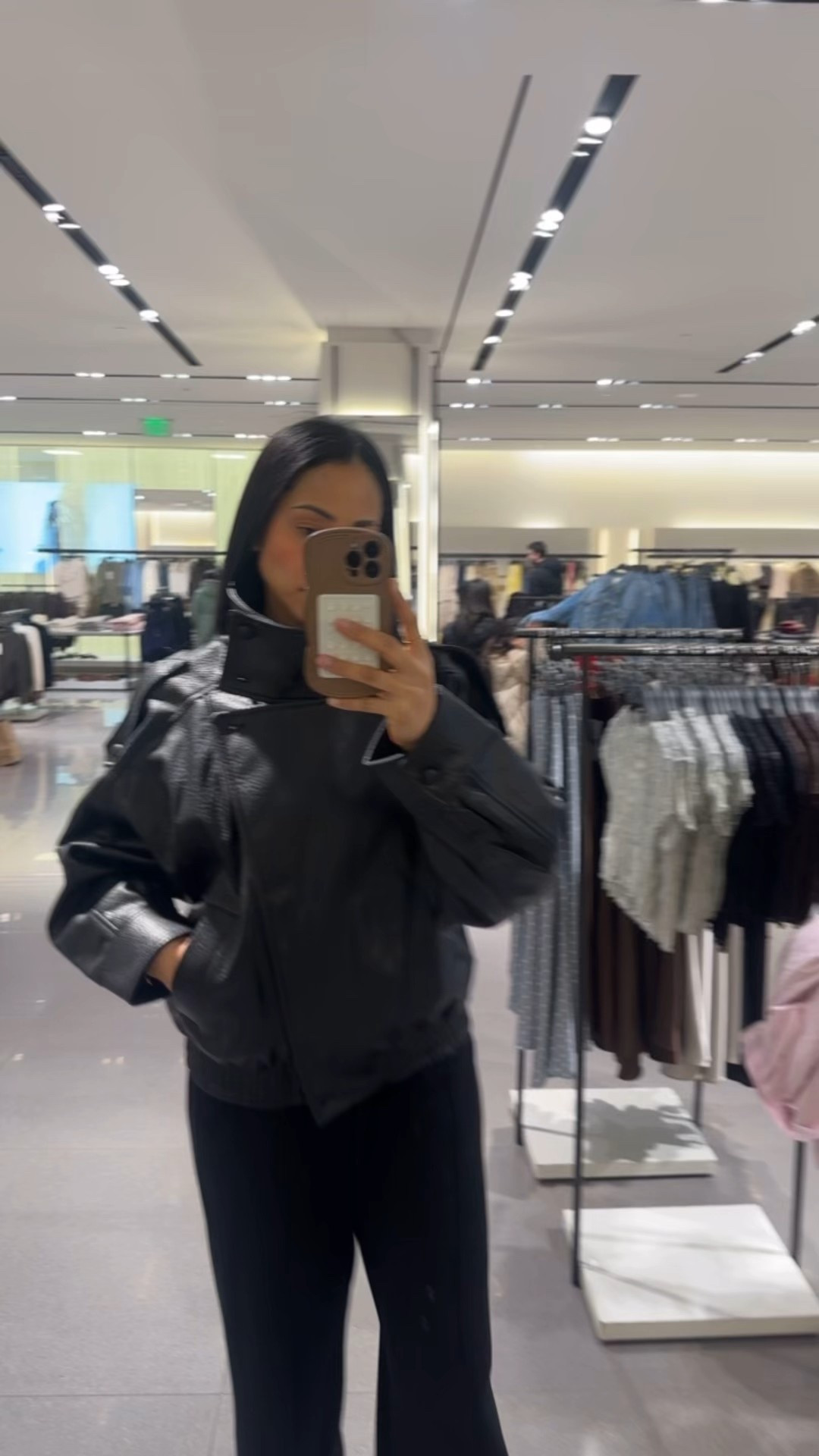 zara viral leather jacket

#LTKTall #LTKmomlife #LTKBeauty