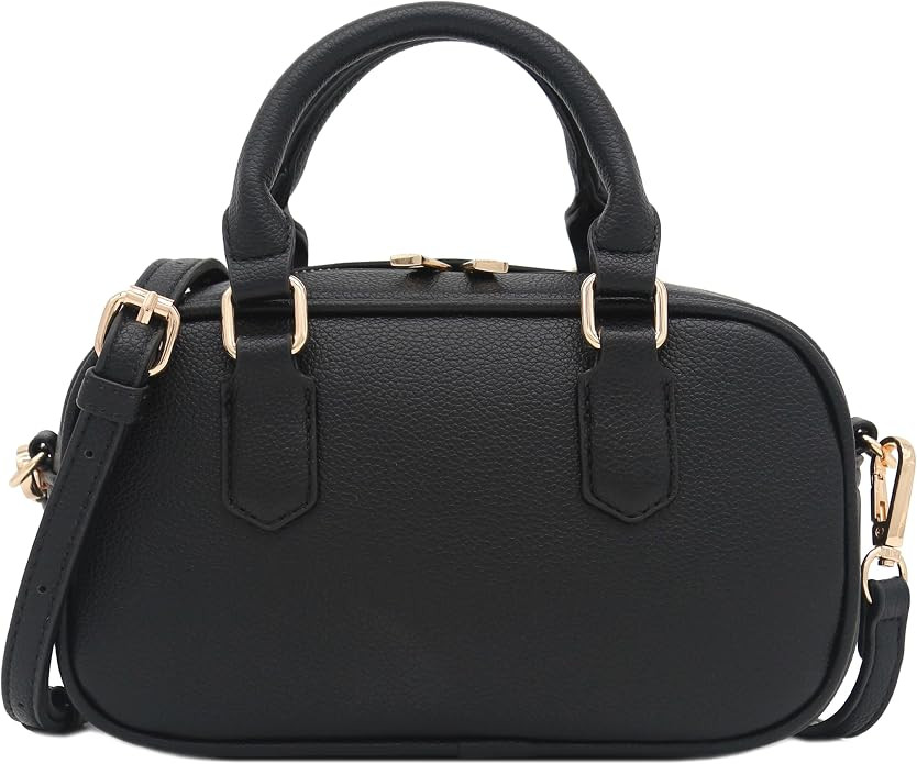 Mini PU Leather Satchel Purse Top Handle Crossbody Bag | Amazon (US)