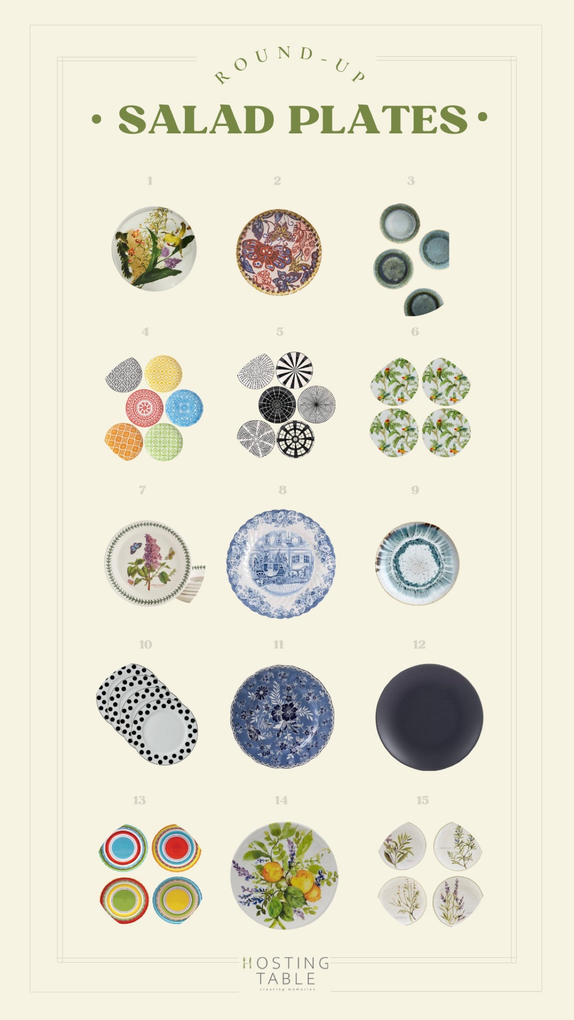 Having different salad plates in your tableware collection gives you the opportunity to create different table settings without taking too much of your space. Here are my favourite I’ve found 


#LTKhome #LTKFind #LTKunder50