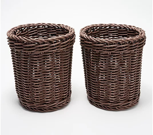 LocknLock Set of 2 Entertaining Tall Baskets - QVC.com | QVC