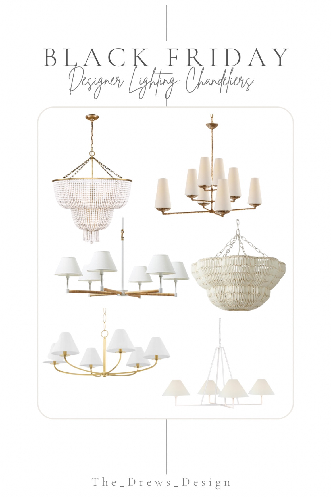 Designer chandeliers on sale for Black Friday! Beaded chandelier. Gold chandelier. Coastal chandelier. McGee & Co sale. Visual comfort sale, cyber week sale 

#LTKhome #LTKsalealert #LTKCyberWeek