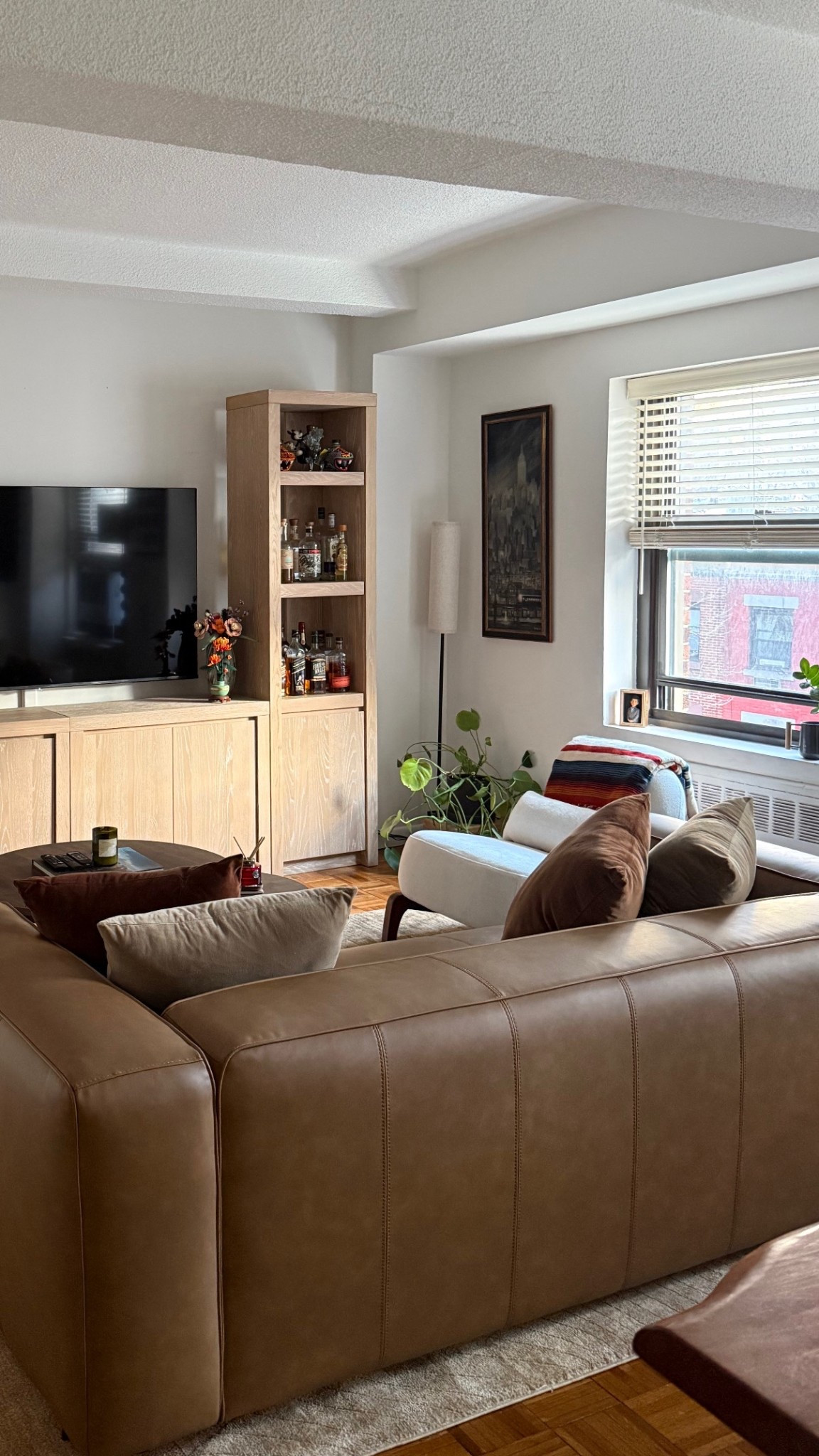 This is such a good sofa at such a good price! Plus it comes in different configurations/modular pieces, so if you like the style you can make it work in just about any room. We needed something smaller for this nyc apartment that could fit many people regularly and the flat arms/back on this style make that possible

#LTKHome