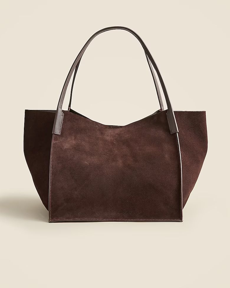 Large Berkeley tote in suede | J. Crew US