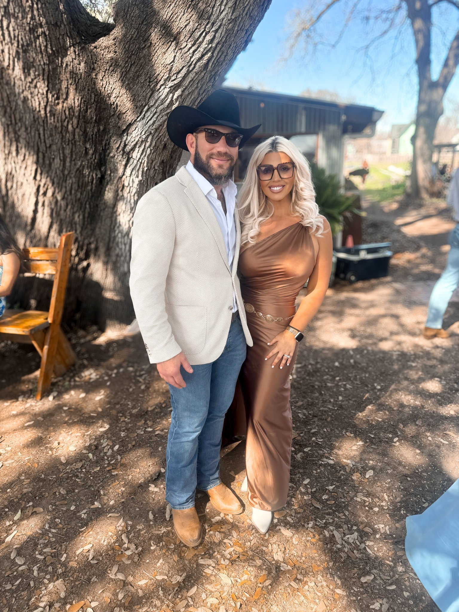 Wedding guest dress from Amazon! I styled it to be more western for the theme but I think it would be great for any wedding guest! 
Wearing a medium  

#LTKFindsUnder50 #LTKFindsUnder100 #LTKWedding