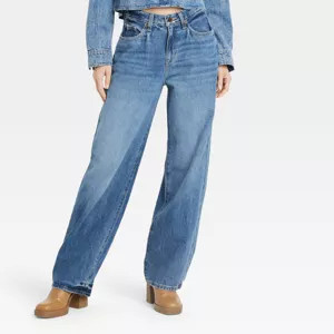 Women's Mid-Rise 90's Baggy Jeans - Universal Thread™ | Target