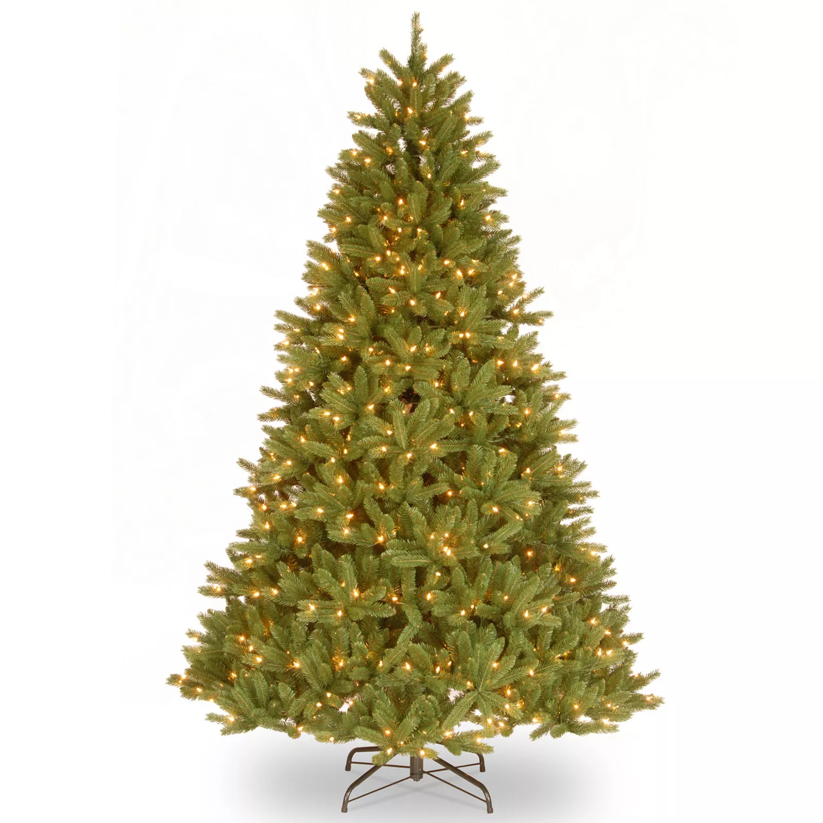 National Tree Company 7.5-ft. Pre-Lit ''Feel Real'' Grande Fir Medium Artificial Christmas Tree, Green | Kohl's