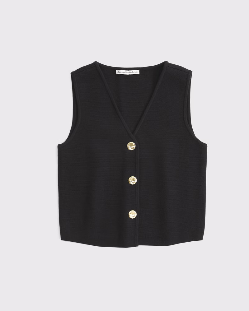 LuxeLoft V-Neck Vest | Abercrombie & Fitch (UK)