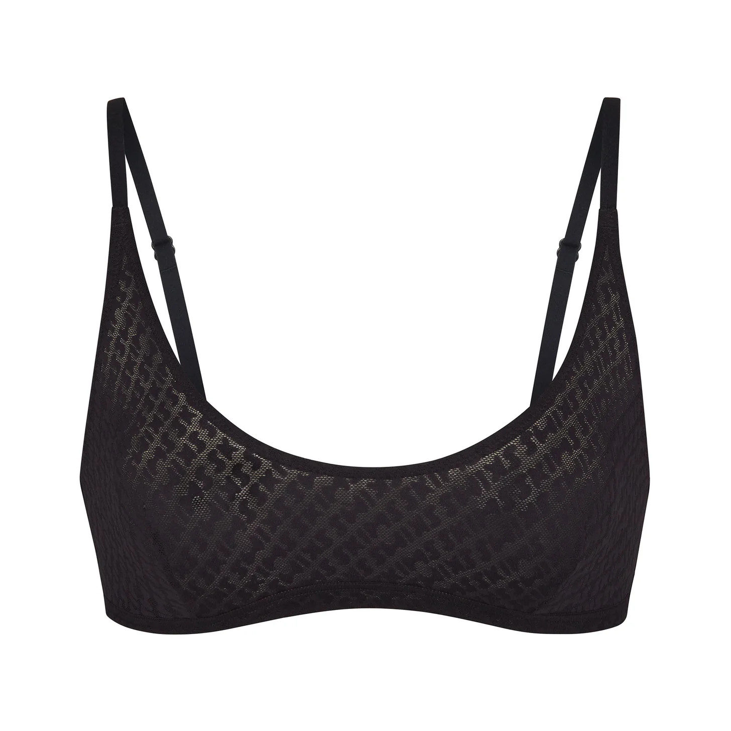 LOGO MESH SKIMPY TRIANGLE BRALETTE | SKIMS (US)