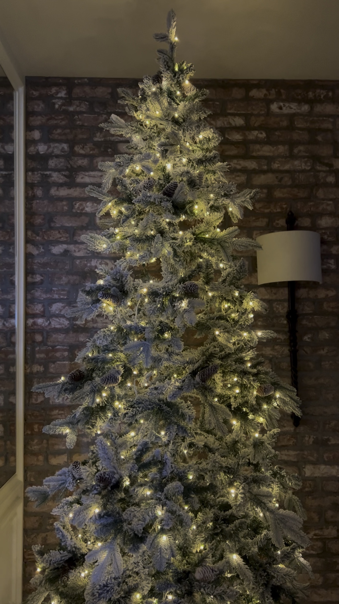 Under $200 Pre-Lit Mountain Pine Flocked Artificial Christmas Tree, 7.5FT , 1278 Branch Tips, 550 Lights, 55 Pine Cones for Party Home Deco 💫 11 different lighting modes 

#LTKHome #LTKSeasonal #LTKHoliday