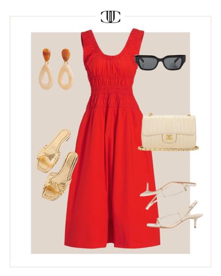 Heading to France? Here are a few looks to take you through this beautiful country from day to night. 

Red dress, midi dress, earrings, sunglasses, heels, summer outfit, summer look, travel outfit, travel look, Paris outfit, Paris look

#LTKshoecrush #LTKover40 #LTKstyletip