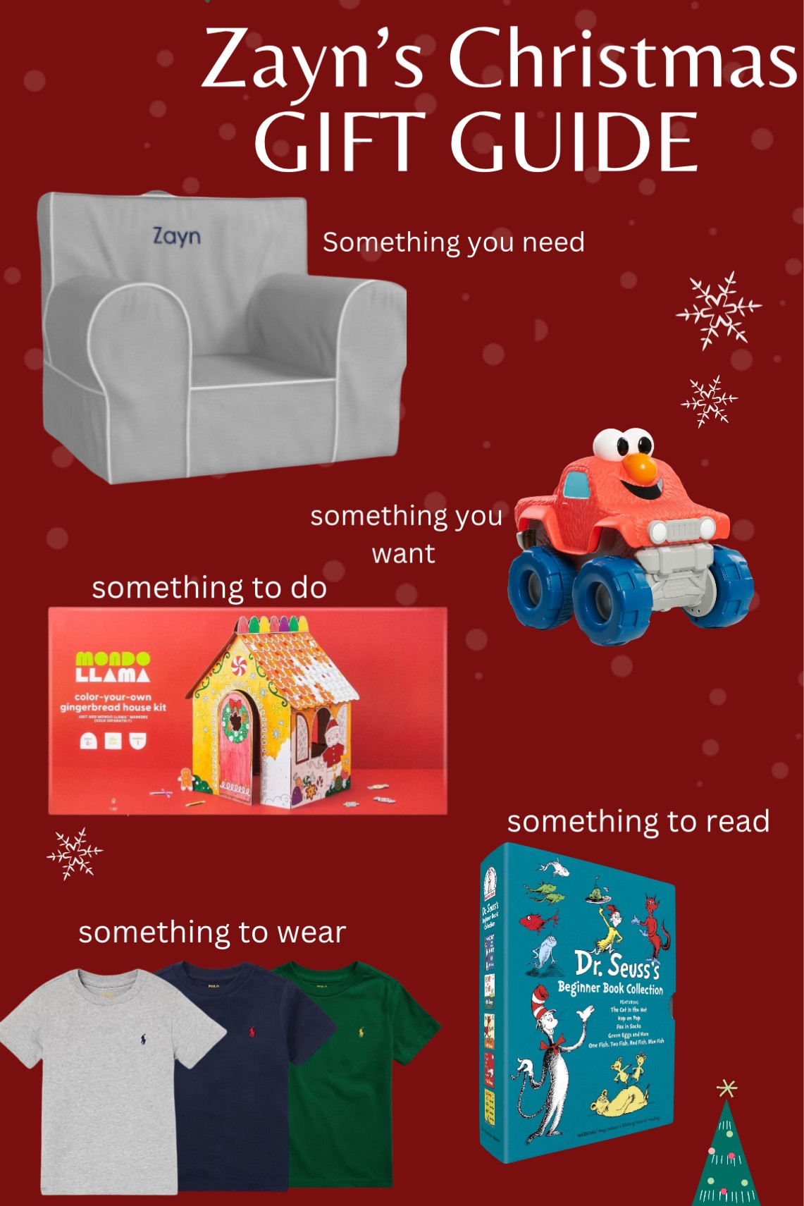 We’ve been following the 5 things rules for Christmas, we really want Zayn to experience the Christmas magic versus making it about presents. 

#LTKbaby #LTKGiftGuide #LTKHoliday