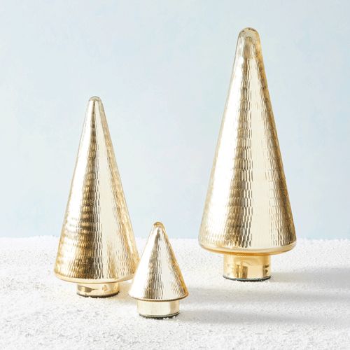 Hammered Glass Tree Objects - Gold | West Elm (US)