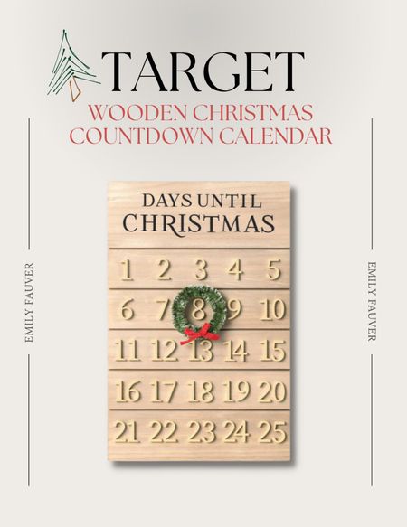 Target holiday calendar countdown to Christmas and other decor 🌲 

#LTKCyberweek #LTKhome #LTKHoliday