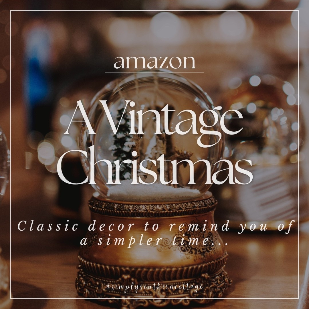A Vintage Christmas - Classic decor to remind you of a simpler time 

Amazon, Amazon home, Amazon home decor, seasonal home, seasonal home decor, holiday home decor, holiday home decor inspo, Christmas, Christmas decor, Christmas home decor, gift guide, gift ideas, wall art, elf on the shelf, Christmas trees, stockings, holiday pillows, bubble lights, Christmas tree star, wreath, mugs 



#LTKHome #LTKOver40 #LTKSeasonal