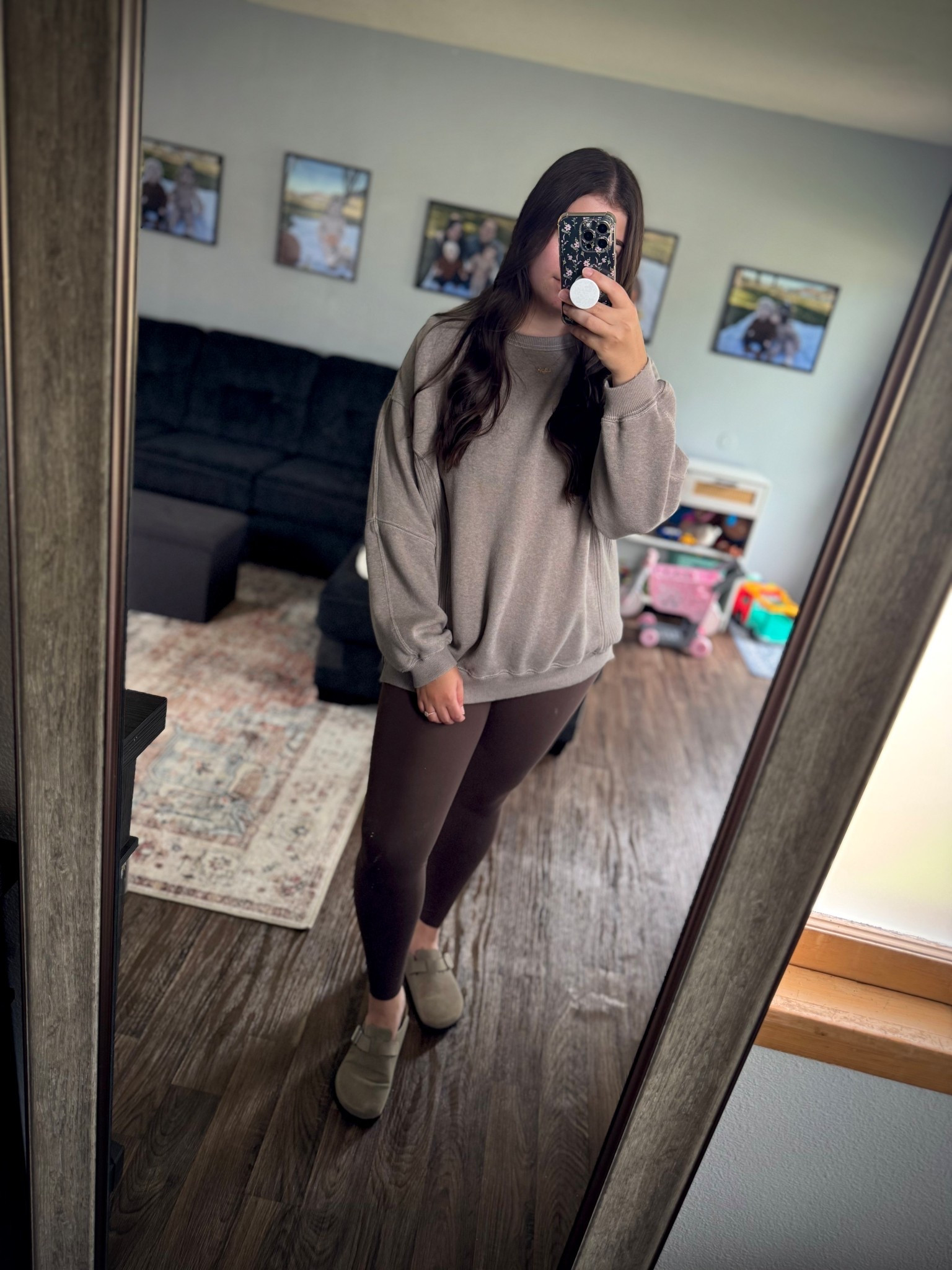 I’m a comfy mama at heart so this is my absolute favorite outfit! I also love the neutral tones 🤎 I’m a sucker for American Eagle and Aerie sweatshirts.. I can’t get enough! Perfect for chasing my toddlers around!

#LTKStyleTip #LTKActive #LTKMidsize