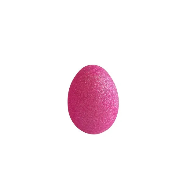 Way To Celebrate Easter 5-Inch Height Glittery Pink Egg Indoor Decor - Walmart.com | Walmart (US)