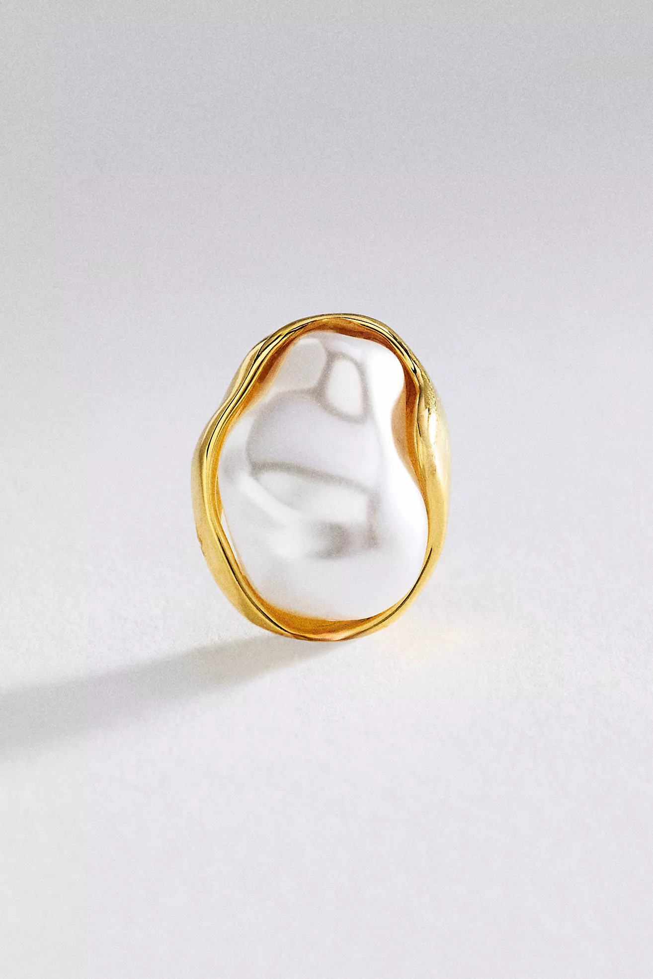 Organic Pearl Post Earrings | Anthropologie (US)