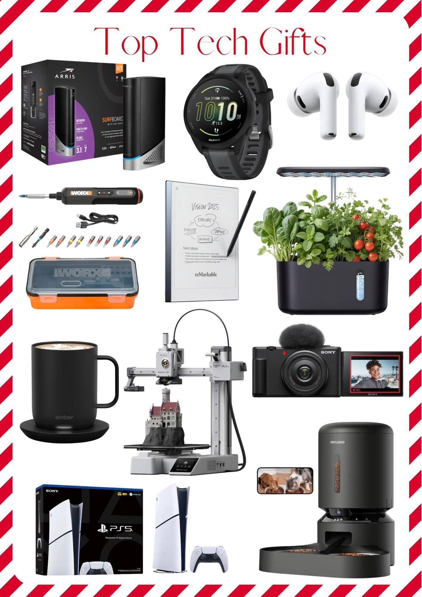 This year’s top tech gifts! Gifts for techy people, gifts for men, gifts for women, smart gifts, technology gifts

#LTKGiftGuide #LTKMens #LTKHoliday