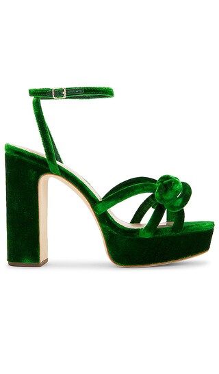 Loeffler Randall Melany Platform Sandal in Green. - size 10 (also in 6.5, 7.5, 9.5) | Revolve Clothing (Global)