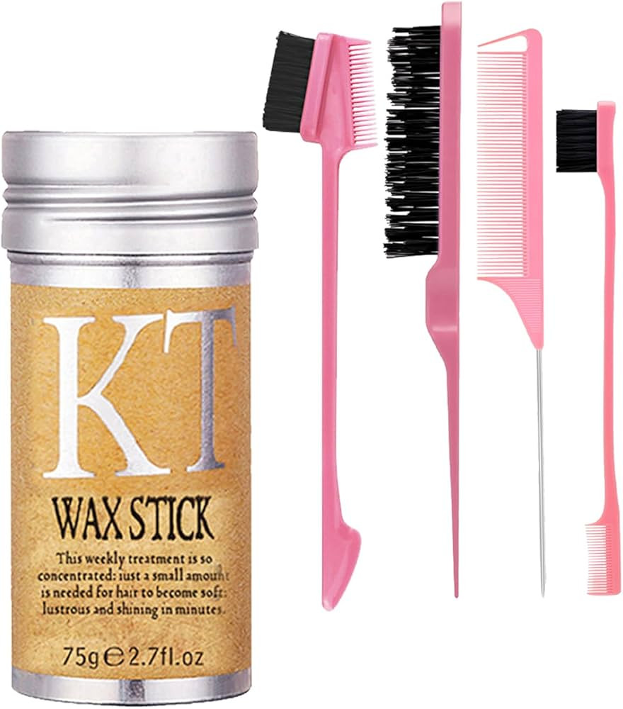 1Pcs Hair Wax Stick with Hair Comb Set,Styling Wax for Smooth Wigs,Edge Control Stick Anti-Frizz ... | Amazon (UK)