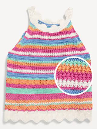 Crochet-Knit Tank Top for Girls | Old Navy (US)