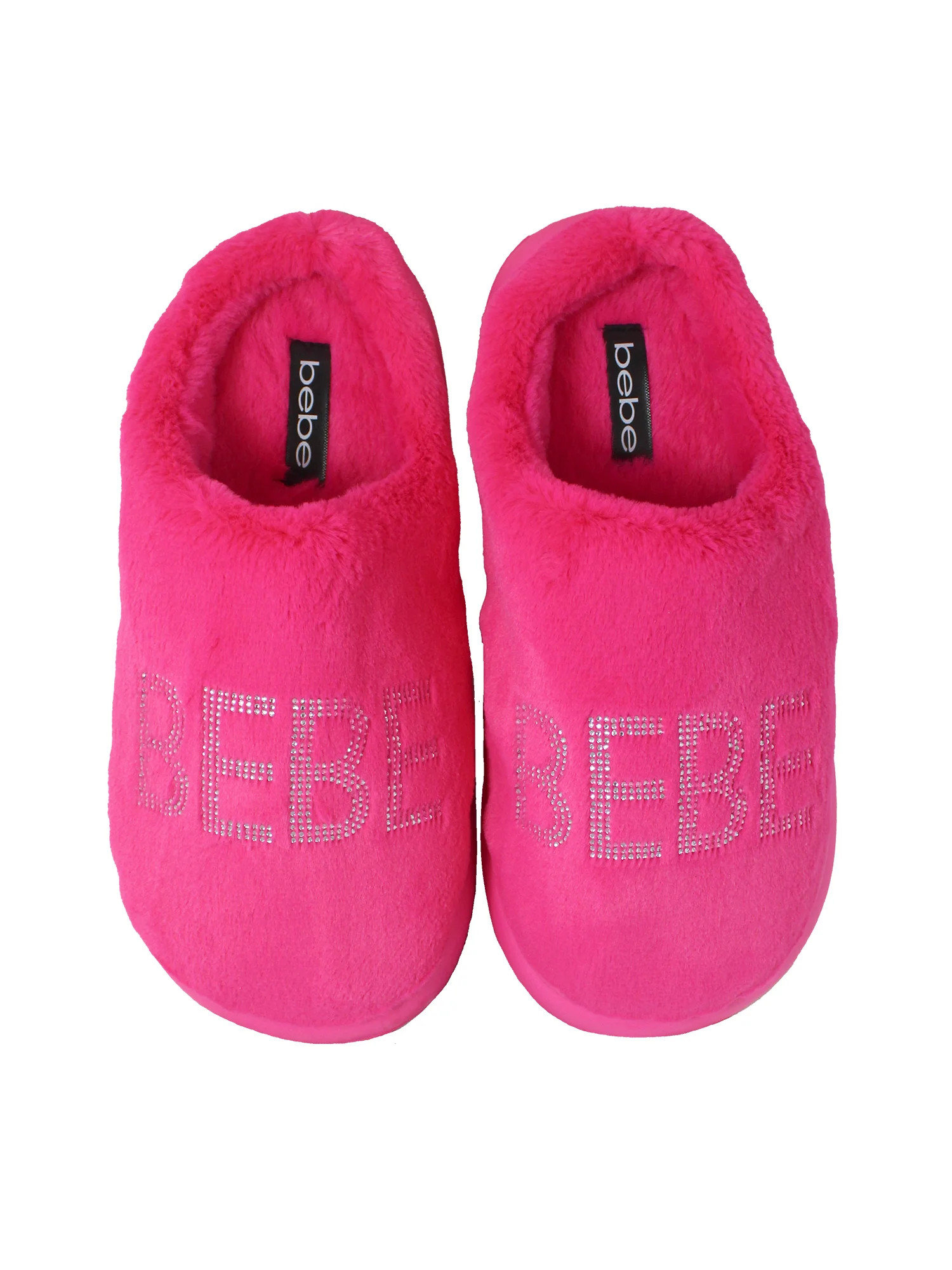 Bebe Women's Rhinestone Platform Slipper | Walmart (US)