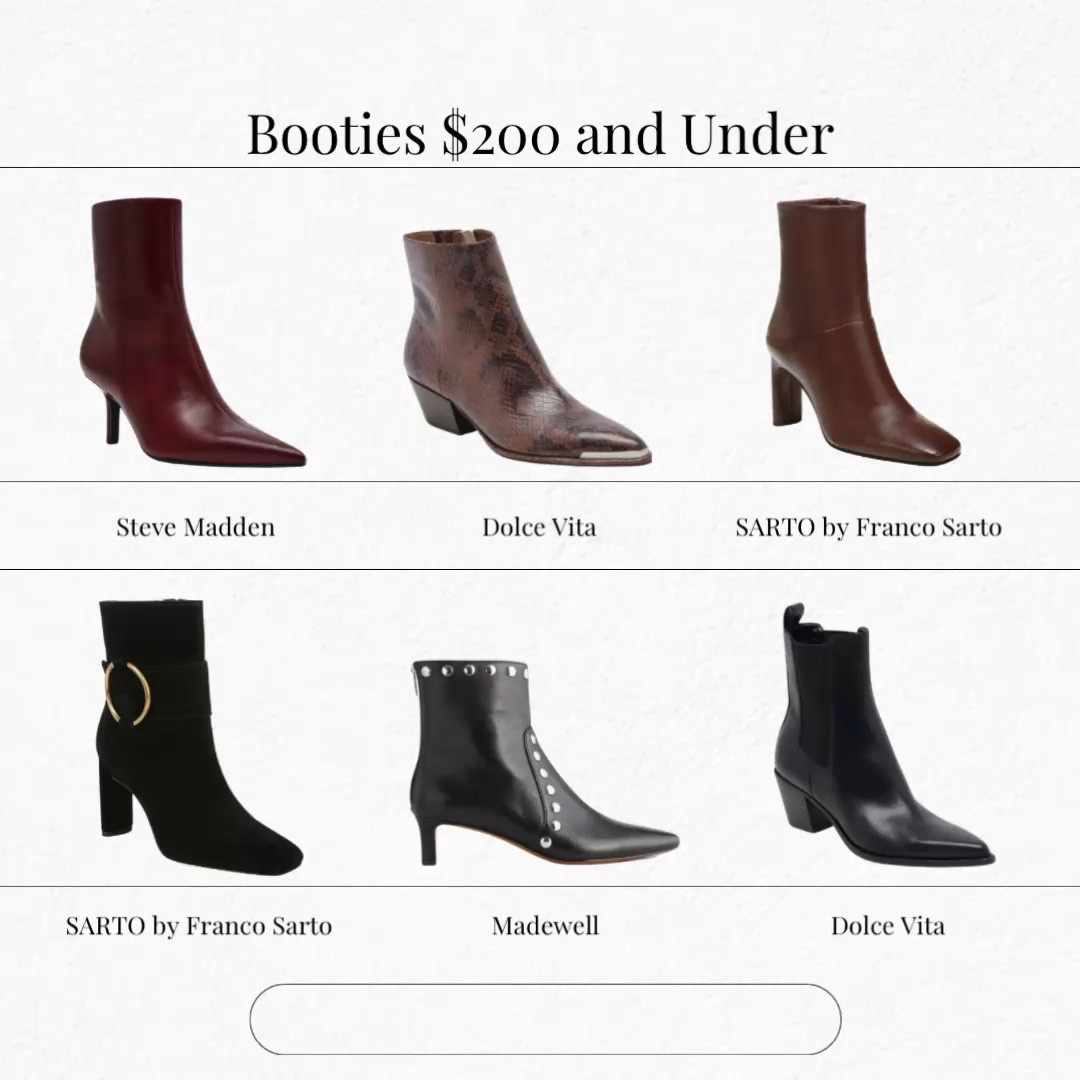 Looking for the perfect holiday gift for her? Check out these 6 stylish booties that are under $200—the ultimate mix of comfort, fashion, and holiday spirit! From classic ankle boots to bold statement designs, these booties will elevate any outfit and make the perfect gift for the woman who loves to stay stylish all season long. Shop now and snag these budget-friendly beauties before they’re gone!

#HolidayGiftGuide #BootiesForHer #Under200 #StylishBooties #WinterFashion #HolidayShopping #GiftIdeas #ShoesUnder200 #FashionGifts #BootiesForWinter

#LTKGiftGuide #LTKCyberWeek #LTKShoeCrush