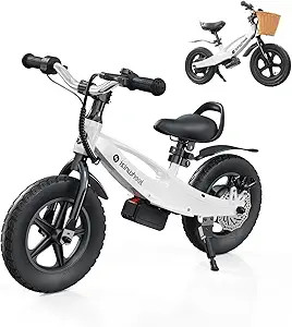 isinwheel SK12 2-in-1 Electric Bike for Kids Ages 3-8, 150W Electric Balance Bike with Swappable ... | Amazon (US)