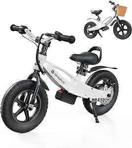 isinwheel SK12 2-in-1 Electric Bike for Kids Ages 3-8, 150W Electric Balance Bike with Swappable ... | Amazon (US)