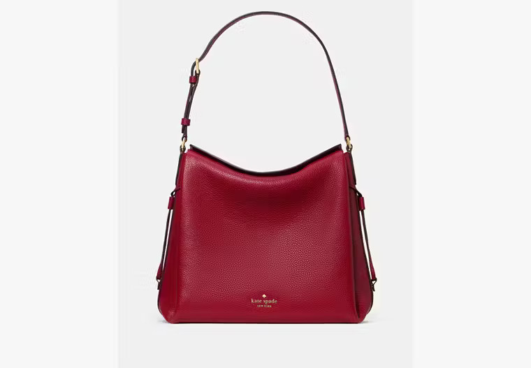 Kate Spade Dumpling Large Shoulder Bag, Red Jam | Kate Spade Outlet
