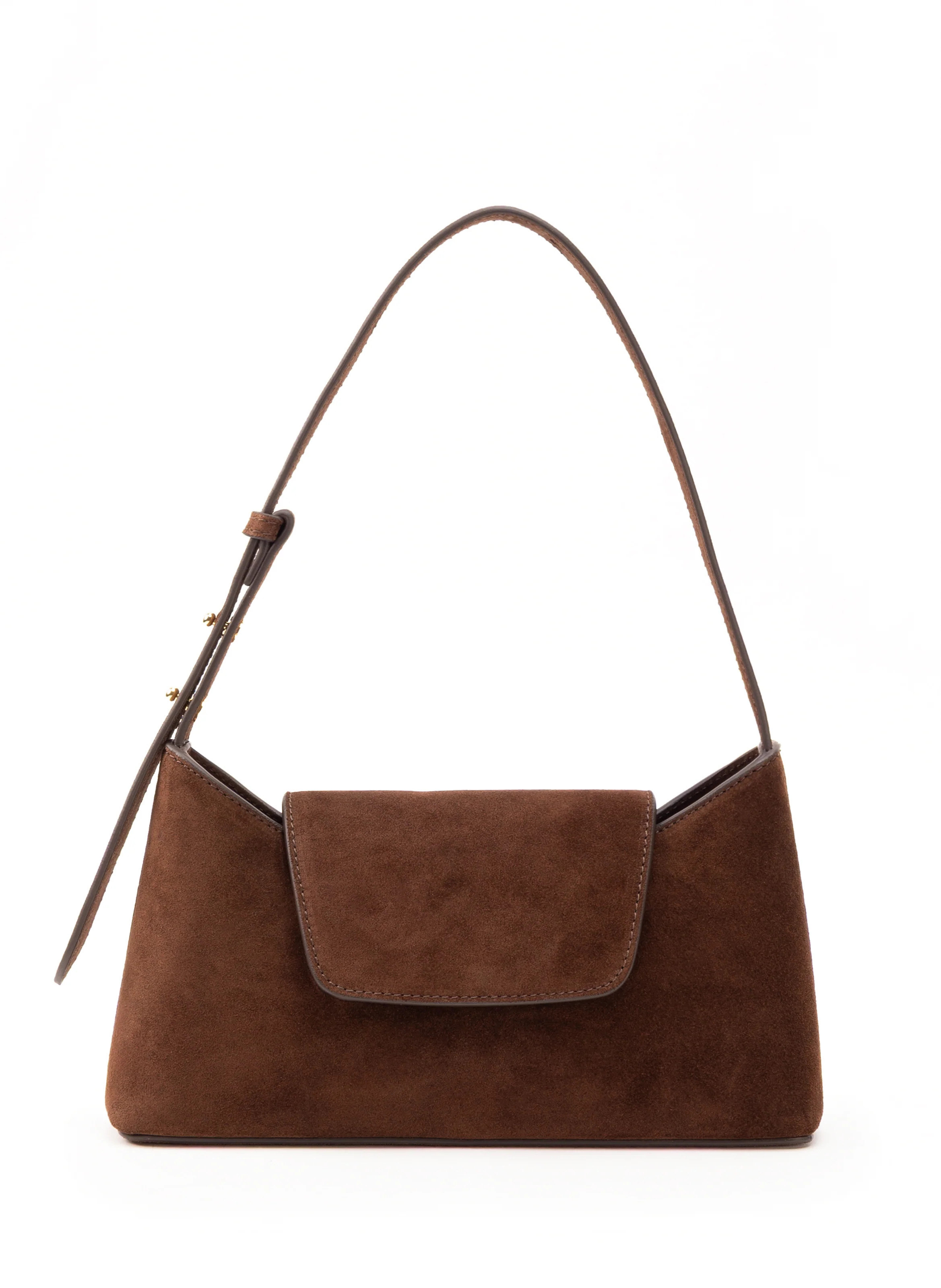 Envelope Suede Brownie - French Shoulder Bags - Elleme | Elleme