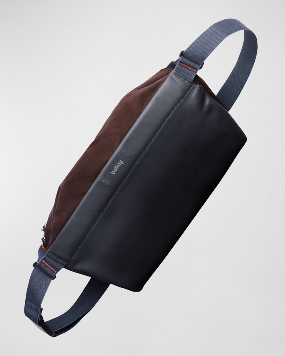 Men's Sling Premium Leather & Nylon Belt Bag | Neiman Marcus