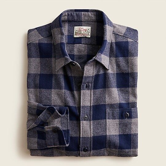 Midweight flannel workshirt | J.Crew US