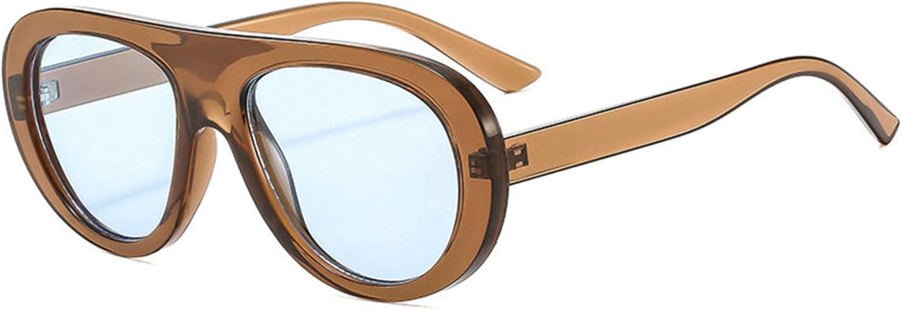 COTIA Fashion Pilot Sunglasses for Women Men Vintage Oversized Candy Color Shades Classic Cat Eye... | Amazon (US)