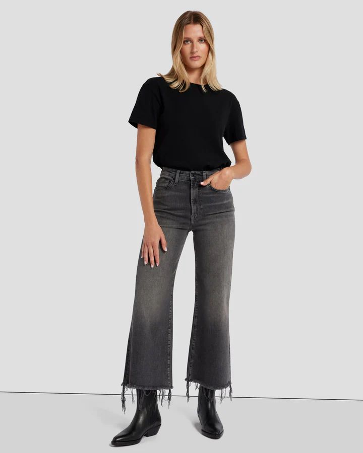 Luxe Vintage Ultra High Rise Cropped Jo in Courage | 7 For All Mankind