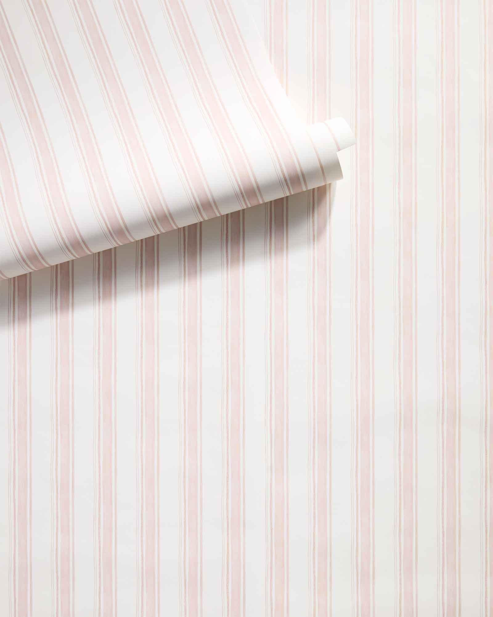 Acadia Stripe Wallpaper | Serena and Lily