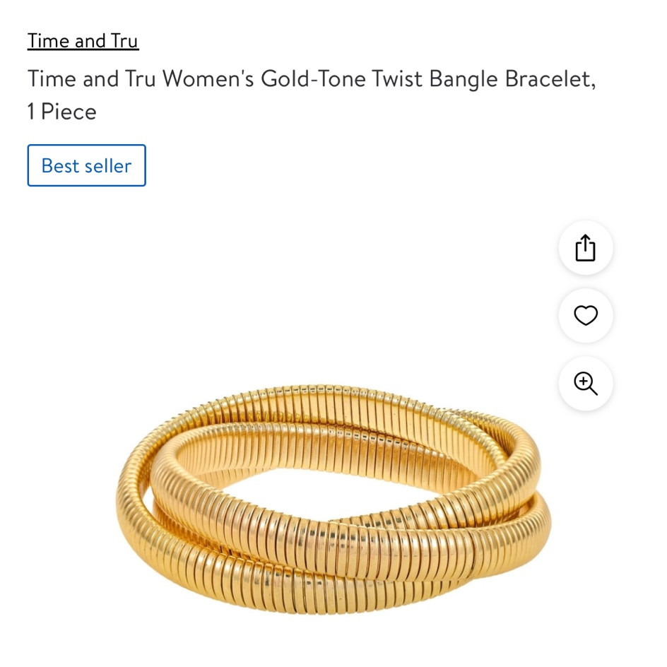 Gold Bangle Bracelet Walmart 