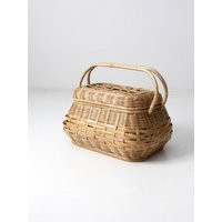 Vintage Wicker Picnic Basket | Etsy (US)