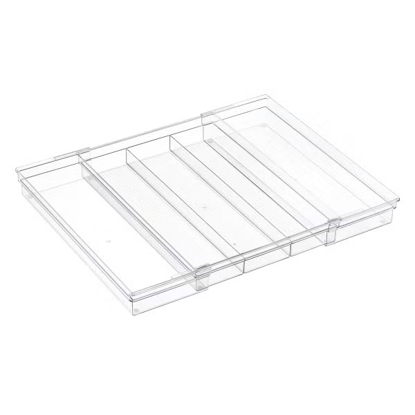 Everything Organizer 3-Section Expandable Utensil Tray | The Container Store