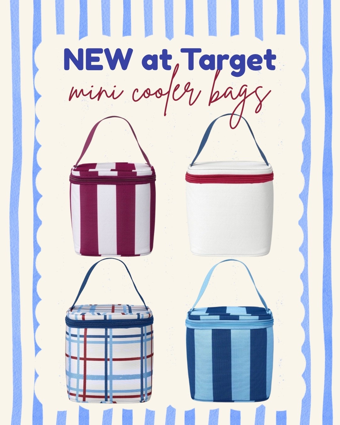 NEW mini cooler bags at Target!

#targetfinds 

#LTKSeasonal