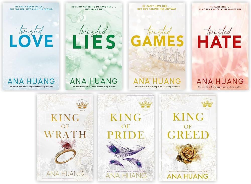 #Best Seller Ana Huang 7 Books collection set: Twisted Love, Games, Hate, Lies & King of Wrath, K... | Amazon (US)