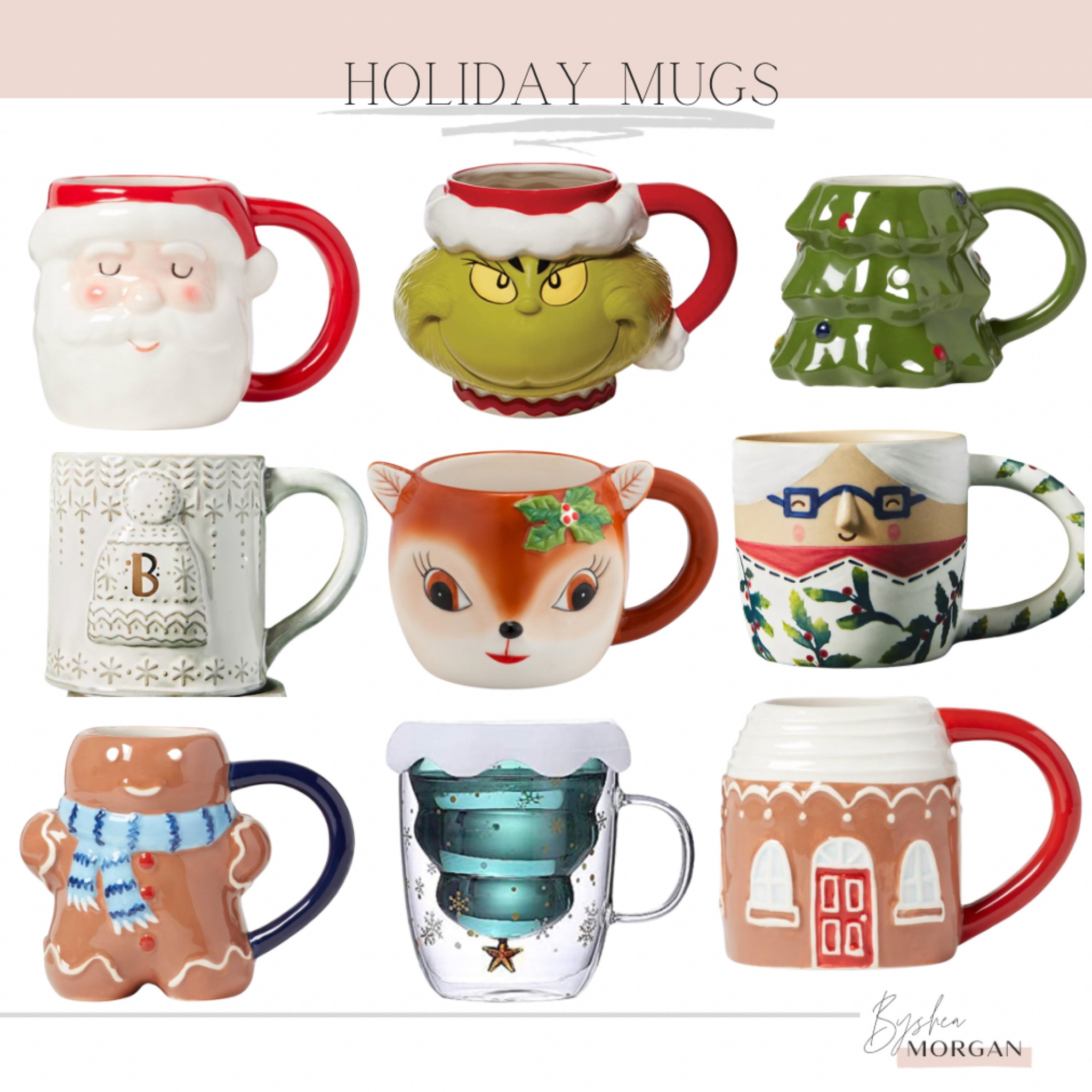 Holiday mugs // Santa mug // holiday drink ware 

#LTKHoliday #LTKSeasonal