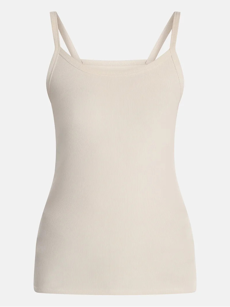 No Boundaries Ribbed Cami Top, Women's XXS-XXL | Walmart (US)